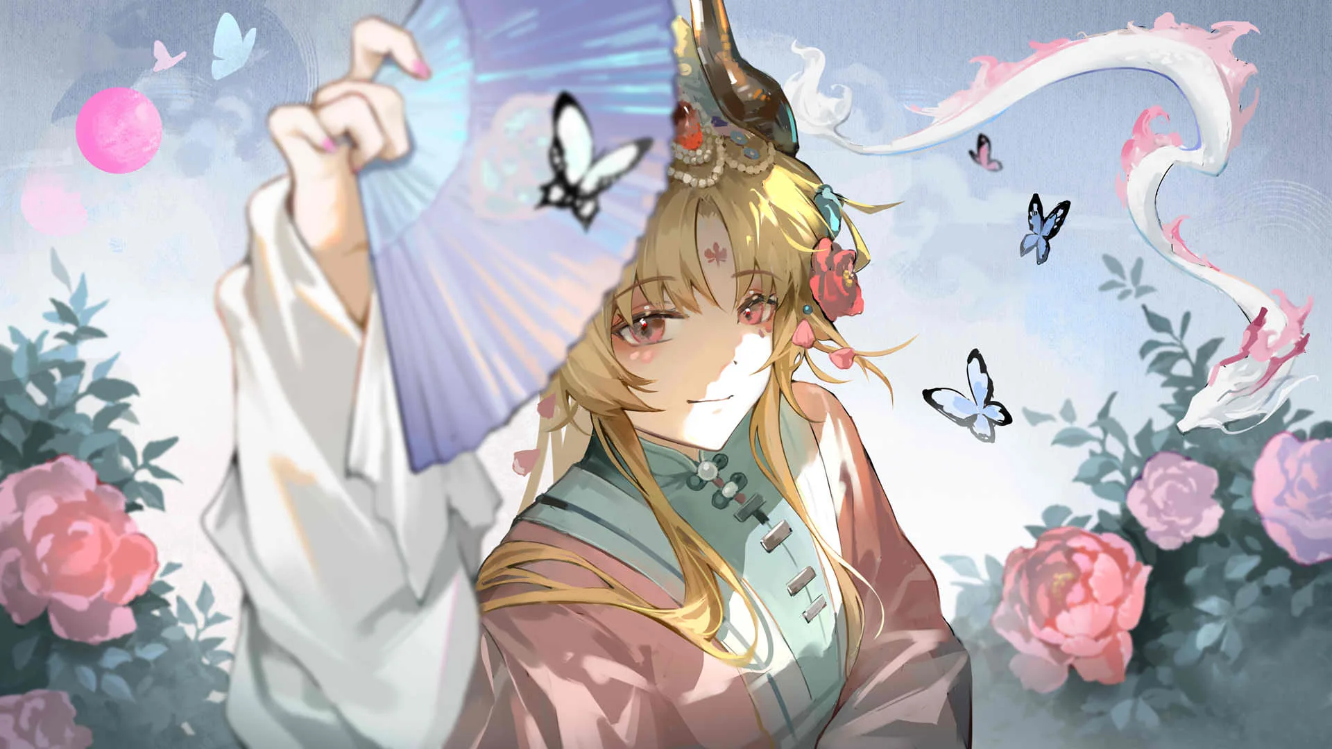 Nansen Ikkadan · Arknights · anime girls · plants