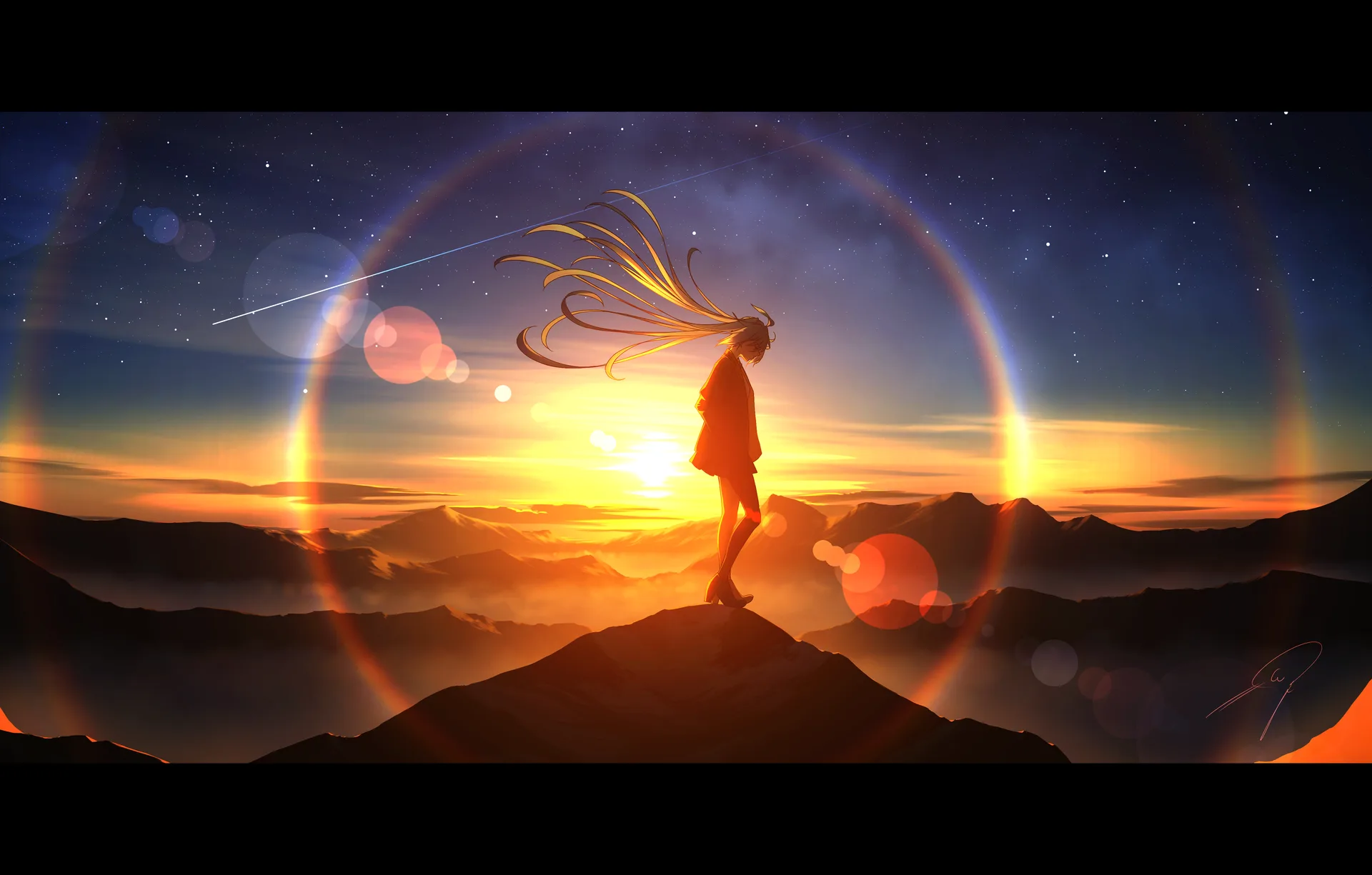 Vocaloid · Hatsune Miku · anime girls · letterboxed