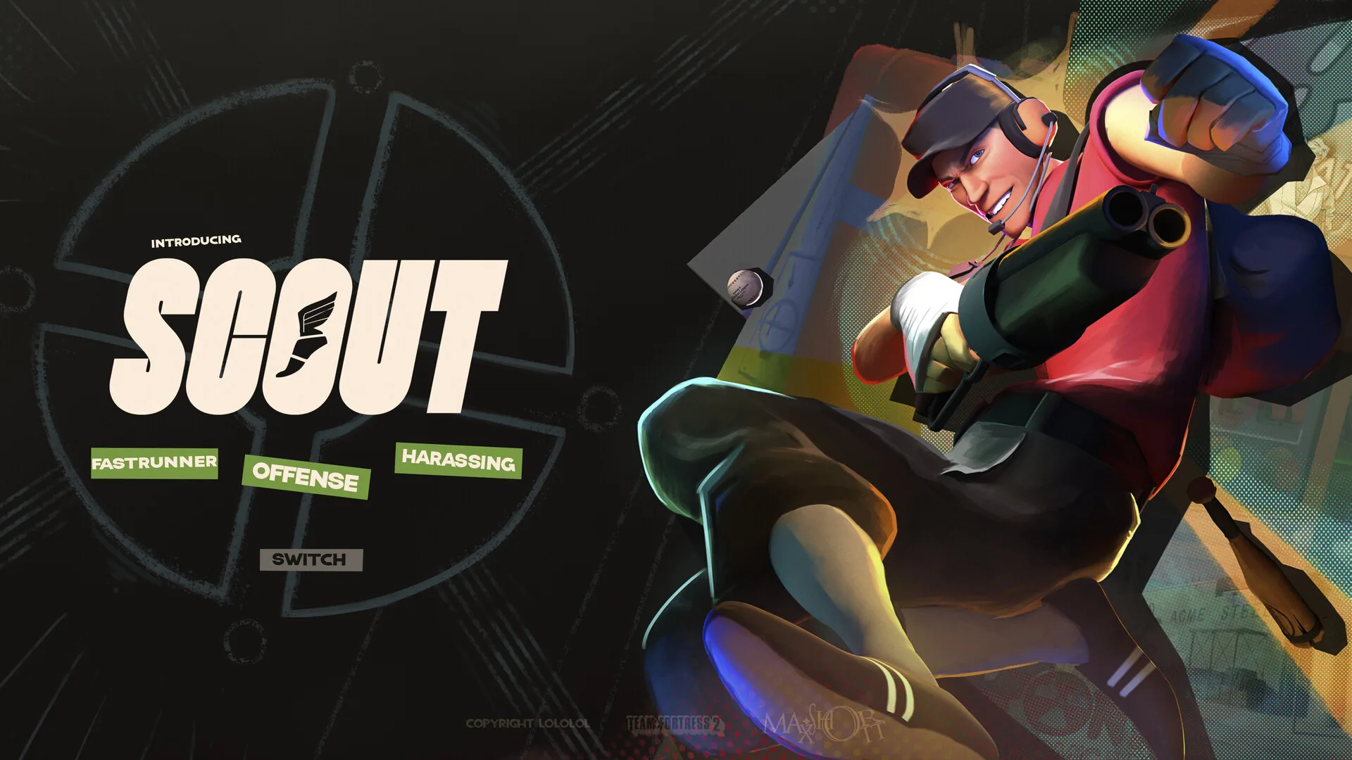 Max Shortt · Team Fortress 2 · Deadlock · video game art