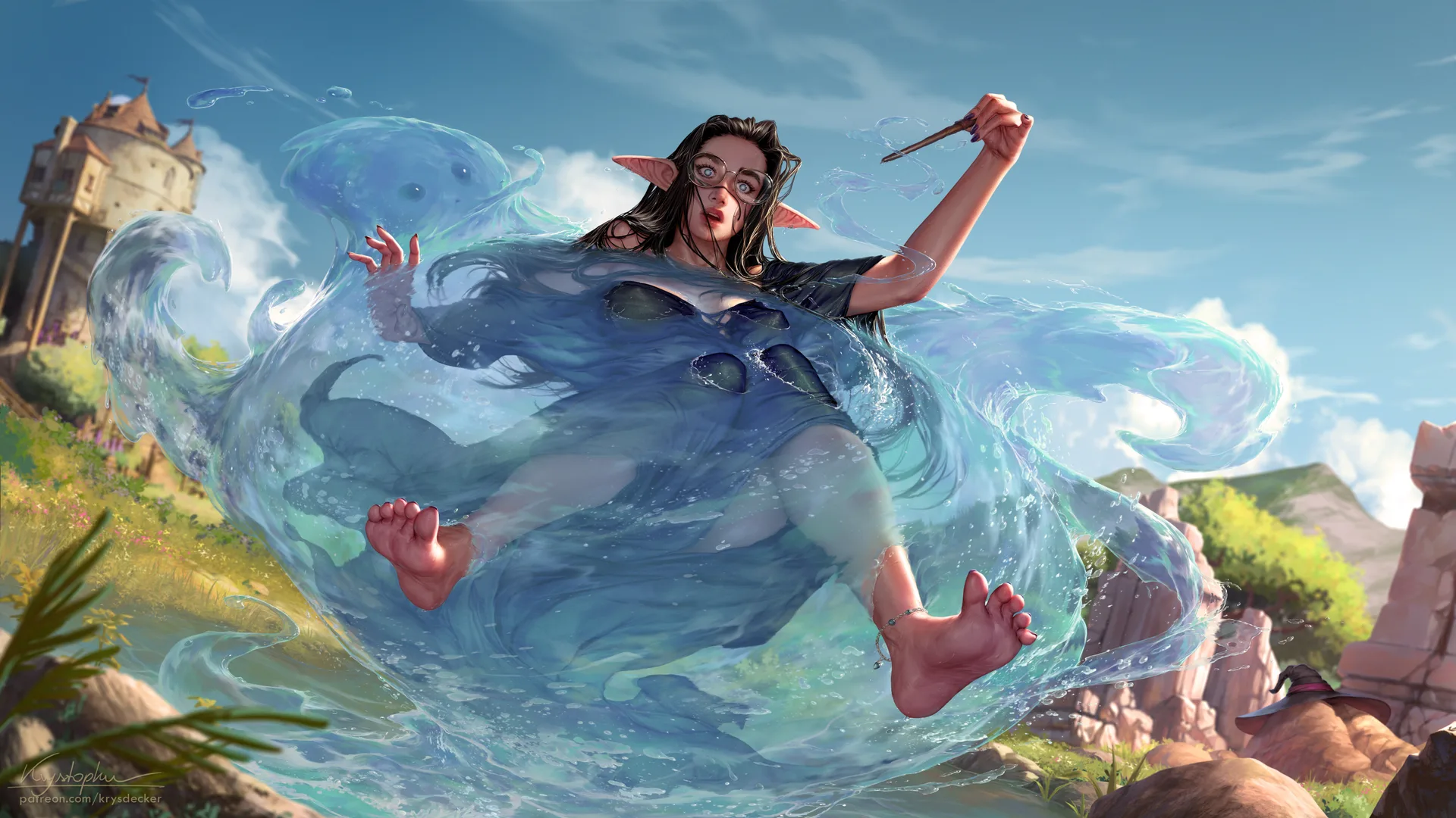 Krys Decker · digital art · Agatha (Krys Decker) · elf girl