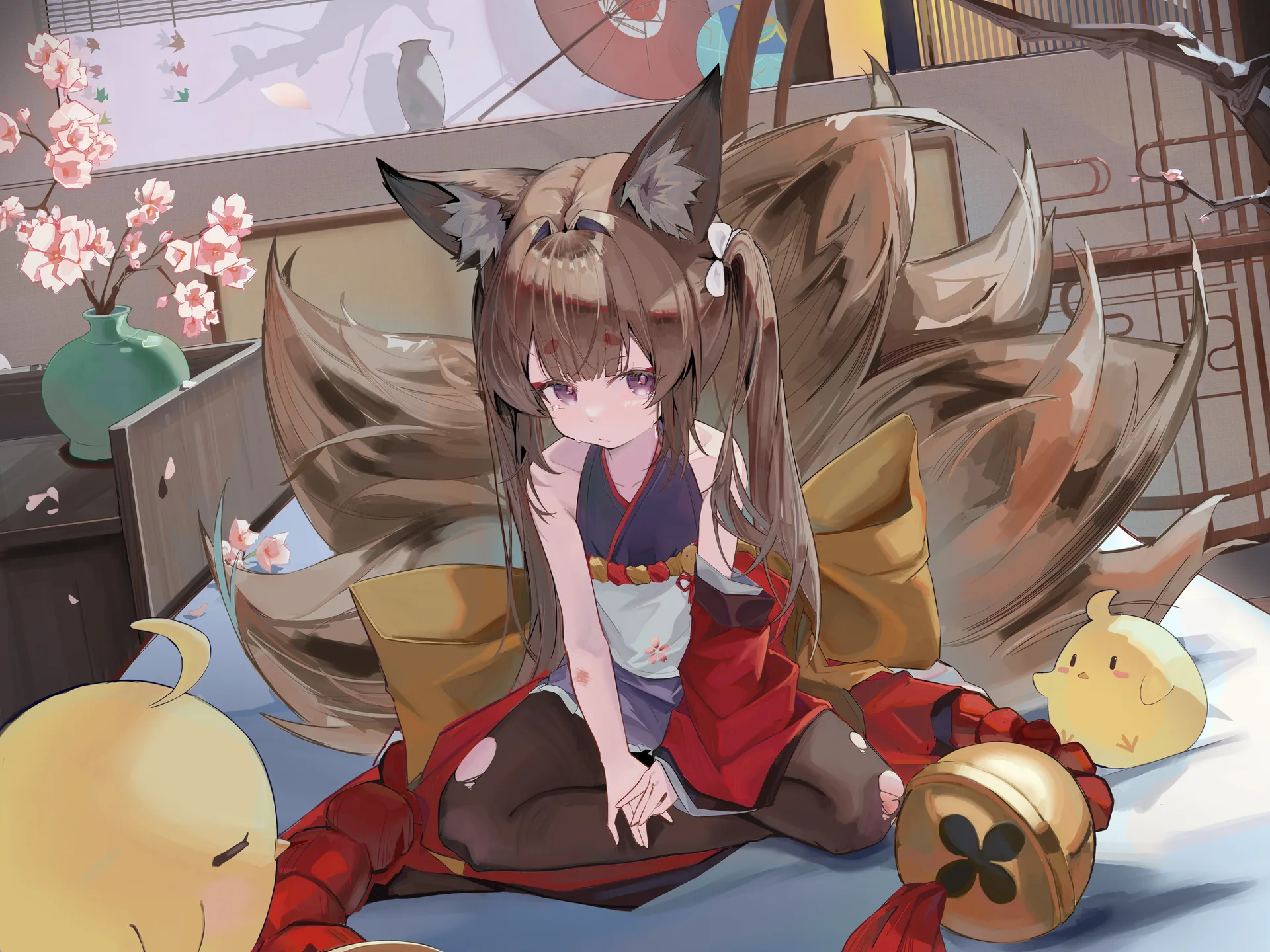 Amagi-Chan (Azur Lane) · Azur Lane · torn pantyhose · Manjuu (Azur Lane)