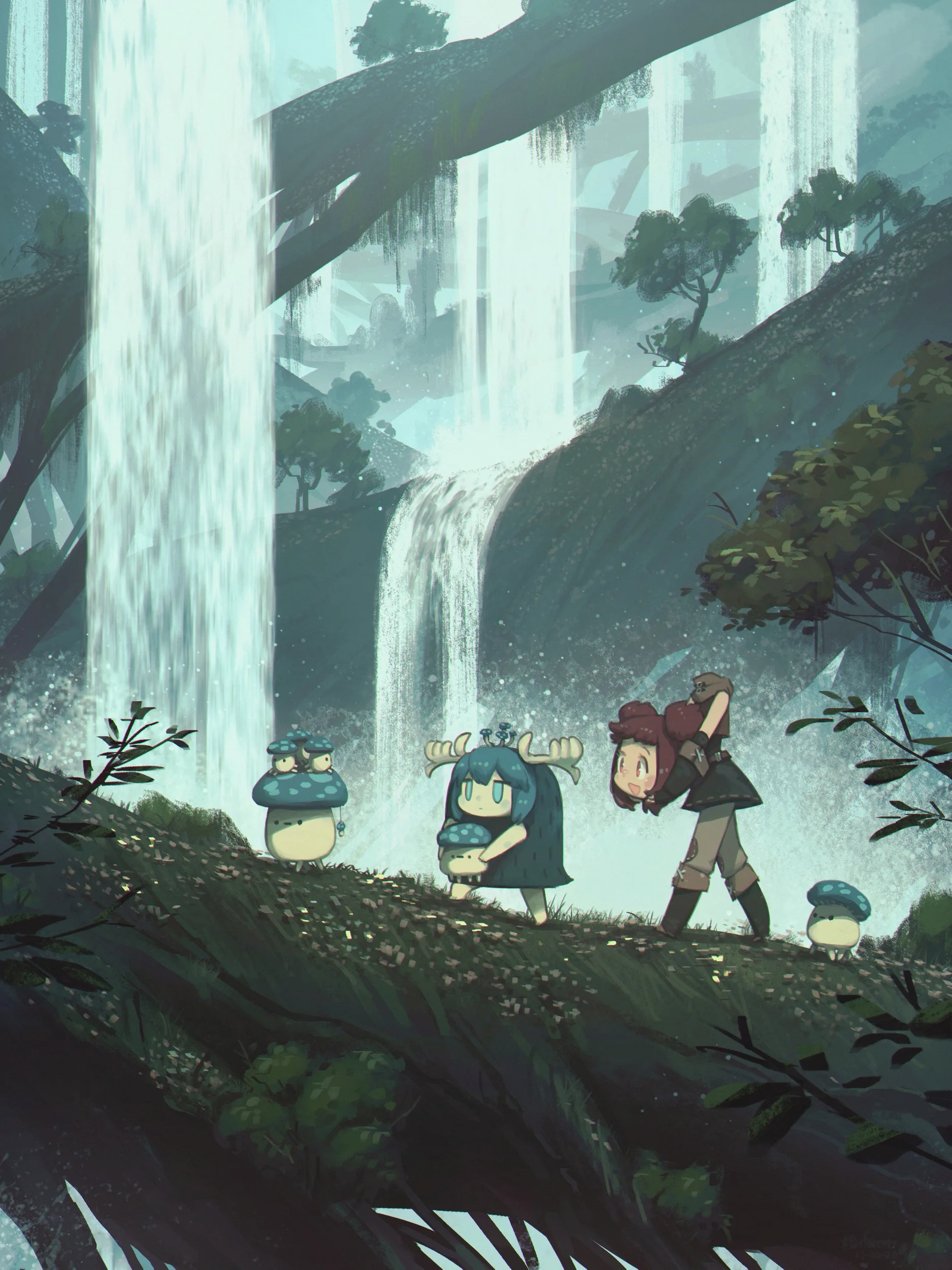 Porforever · original characters · fantasy art · women
