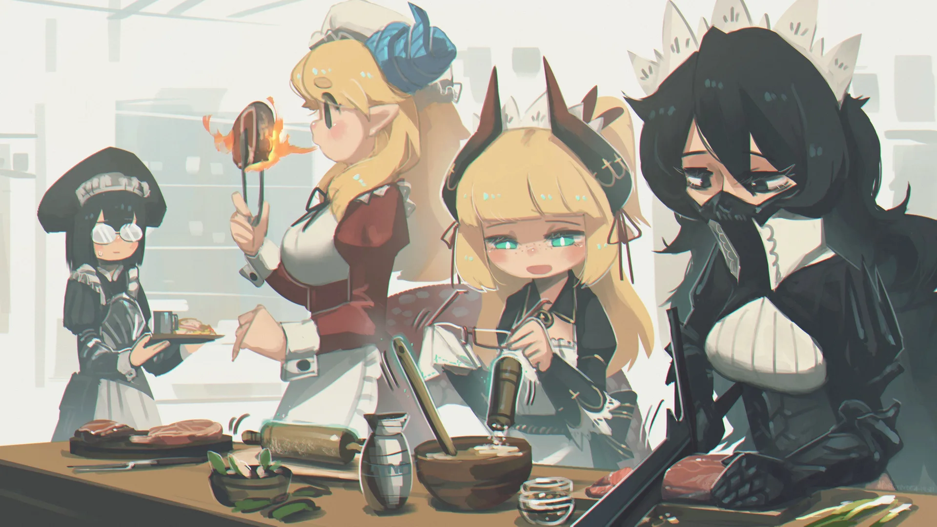 Porforever · original characters · fantasy art · women
