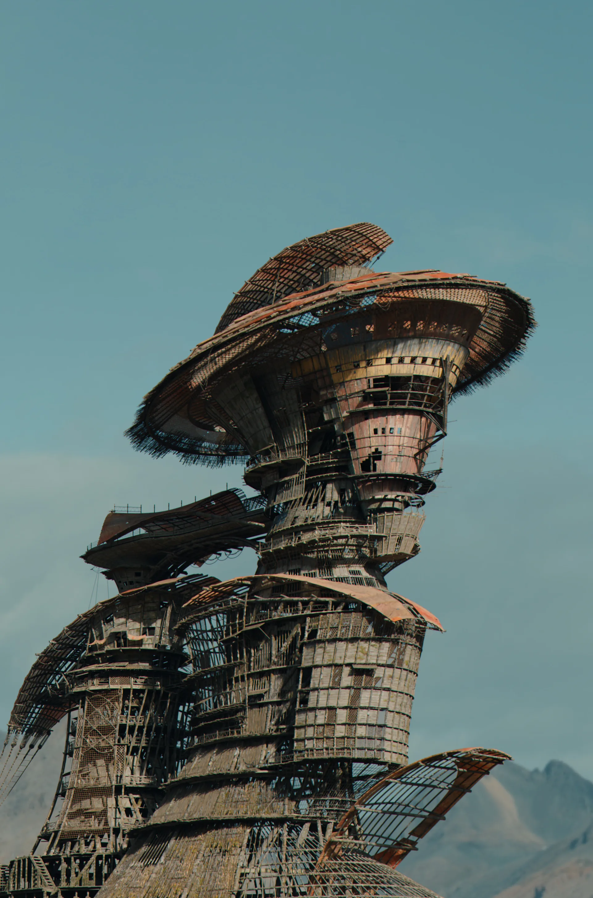 Steven Cormann · concept art · tower · metal