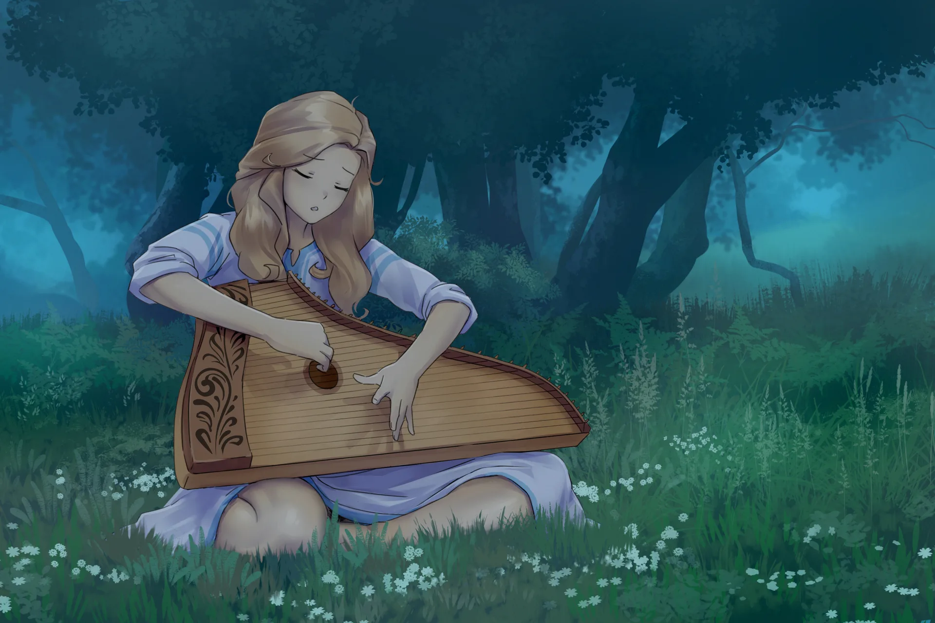 IskanderednaksI · original characters · women · sitting