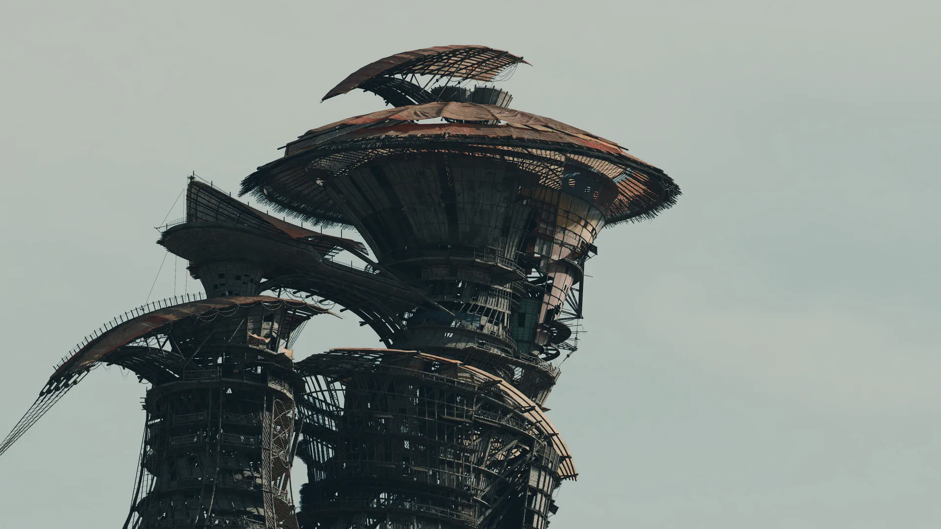 Steven Cormann · concept art · tower · metal