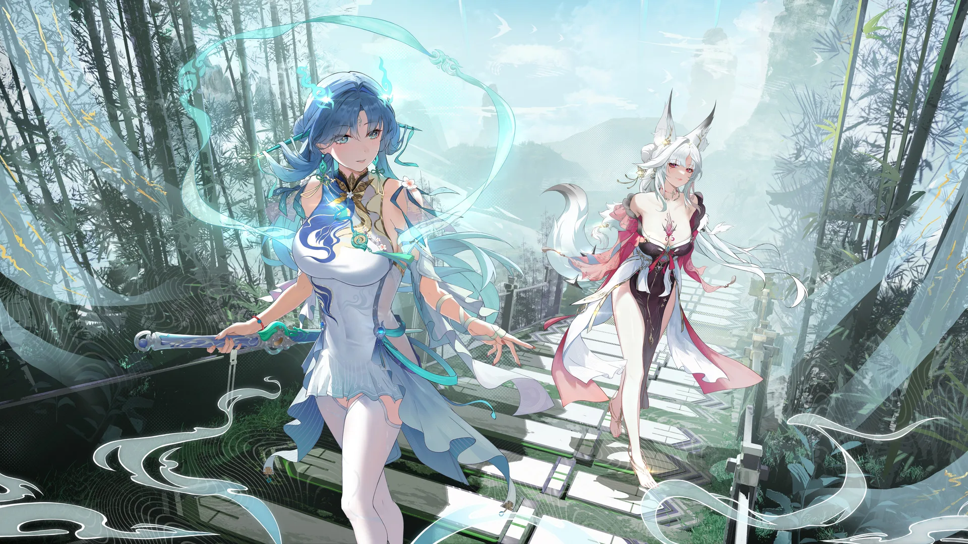 Wuthering Waves · Qingxiao (Wuthering Waves) · Hsin (Wuthering Waves) · animal ears