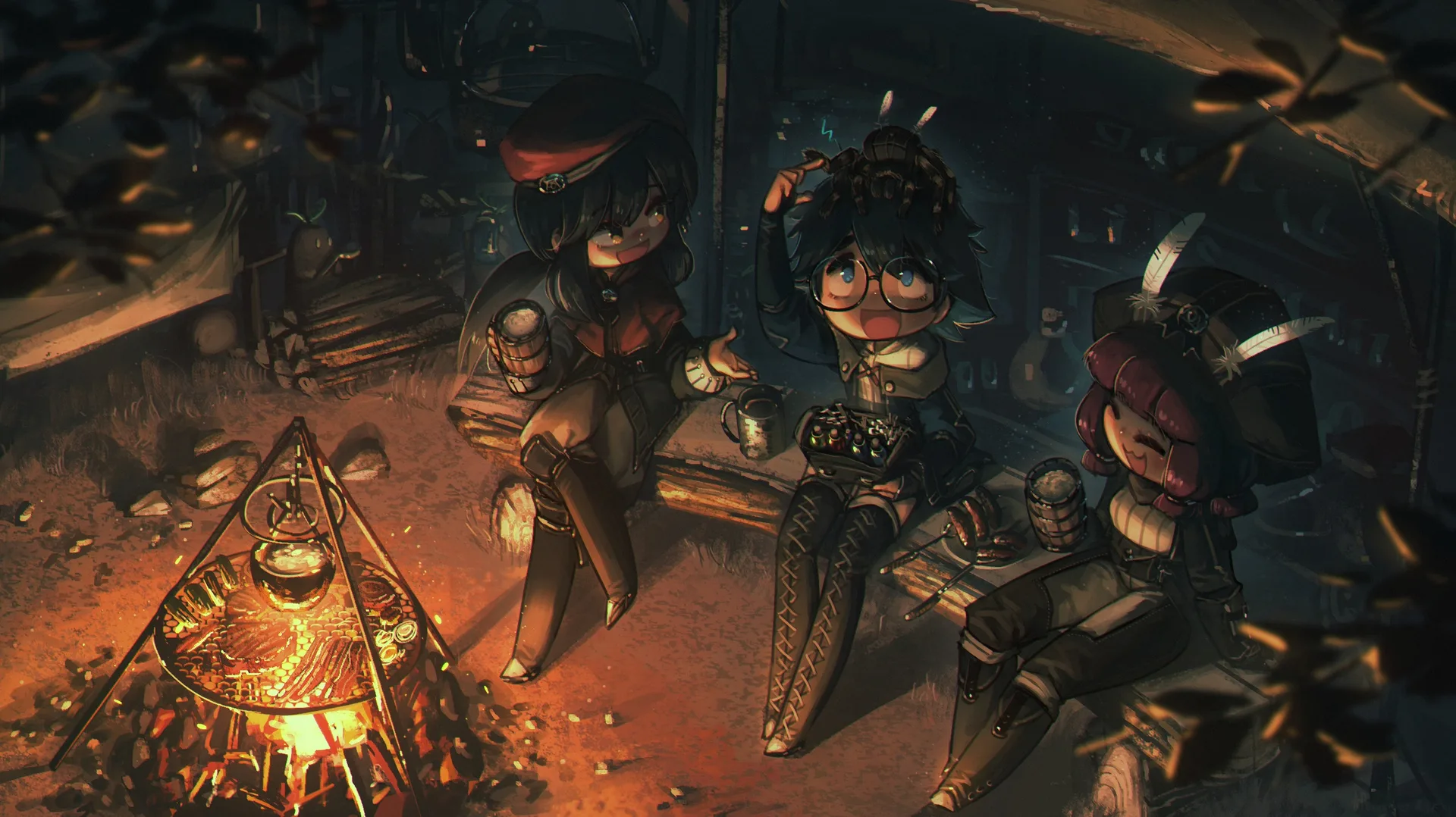 Porforever · original characters · fantasy art · women