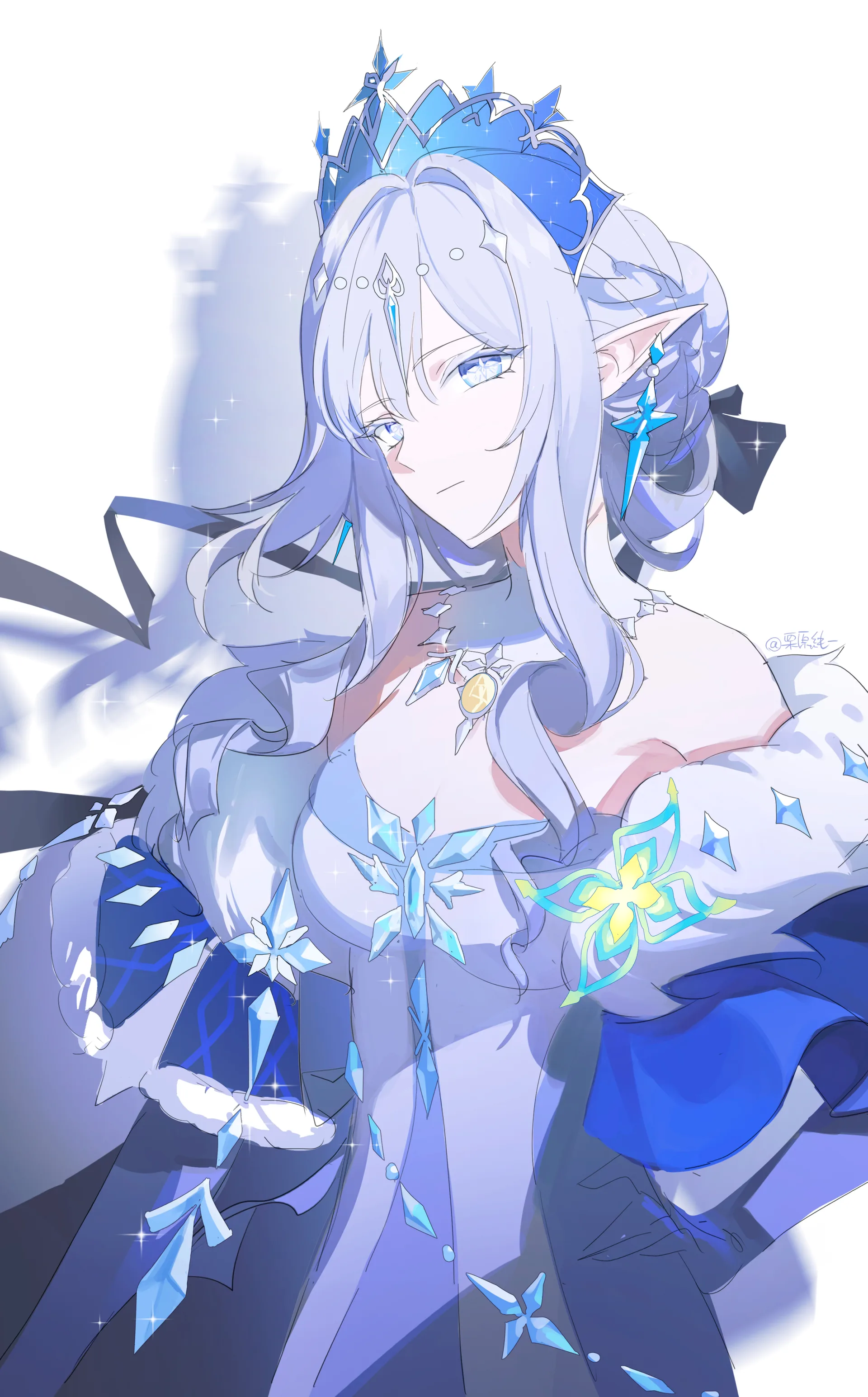 Genshin Impact · Anastasya Feodorovna Snezhnaya (Genshin Impact) · _junnichi · portrait display
