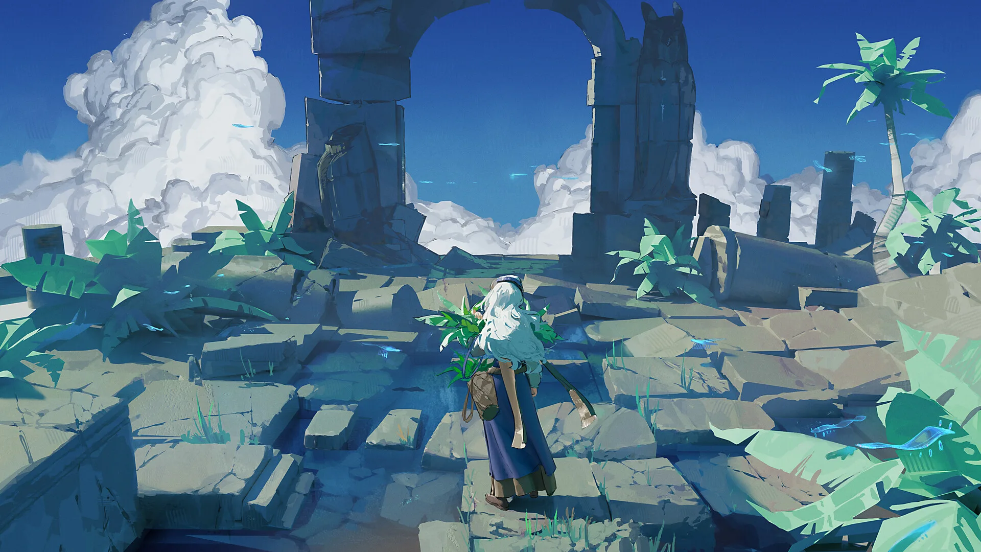 Jef Wu · ArtStation · sky · clouds