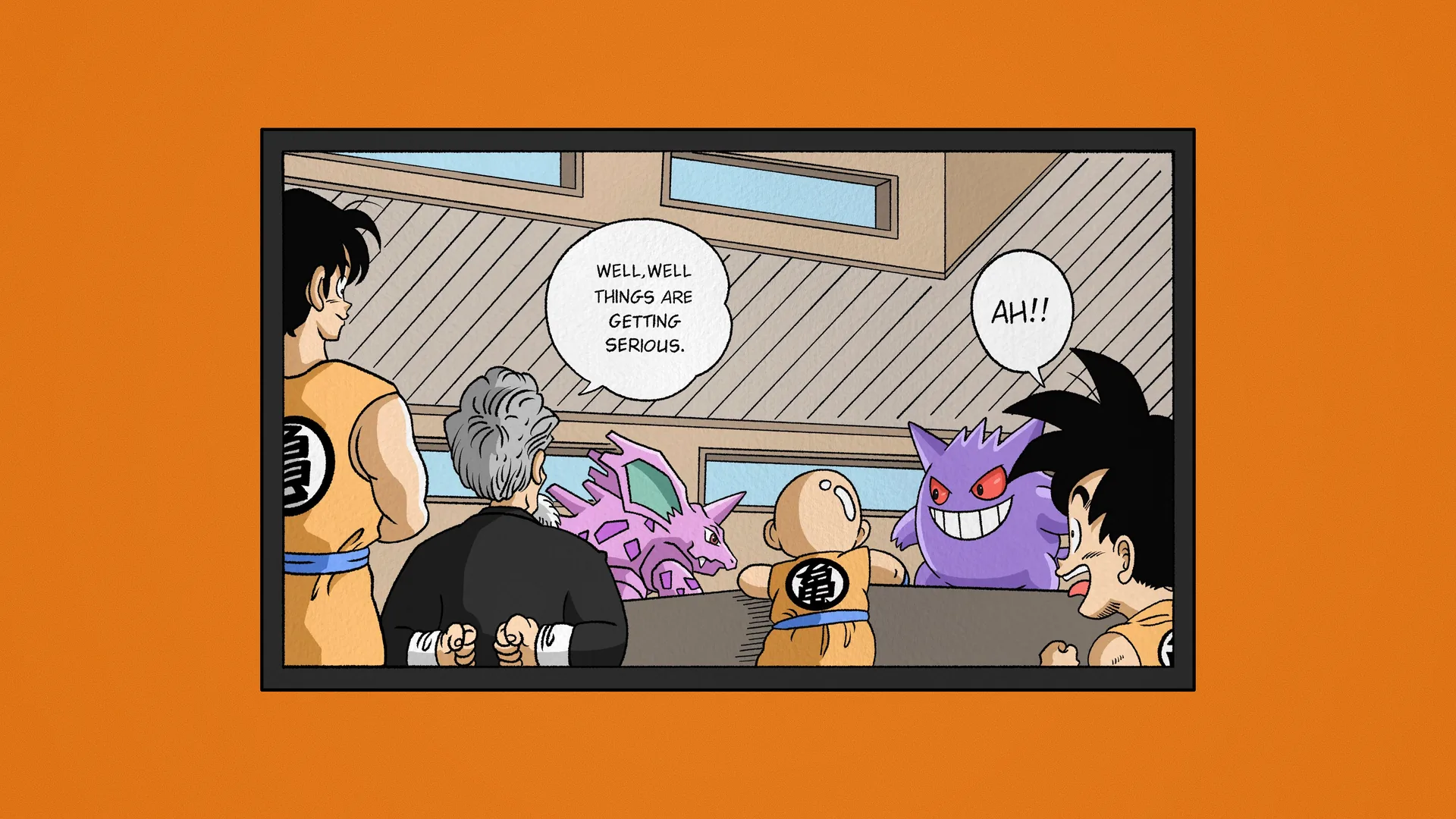 video game crossover · Dragon Ball · Yamcha · Pokémon