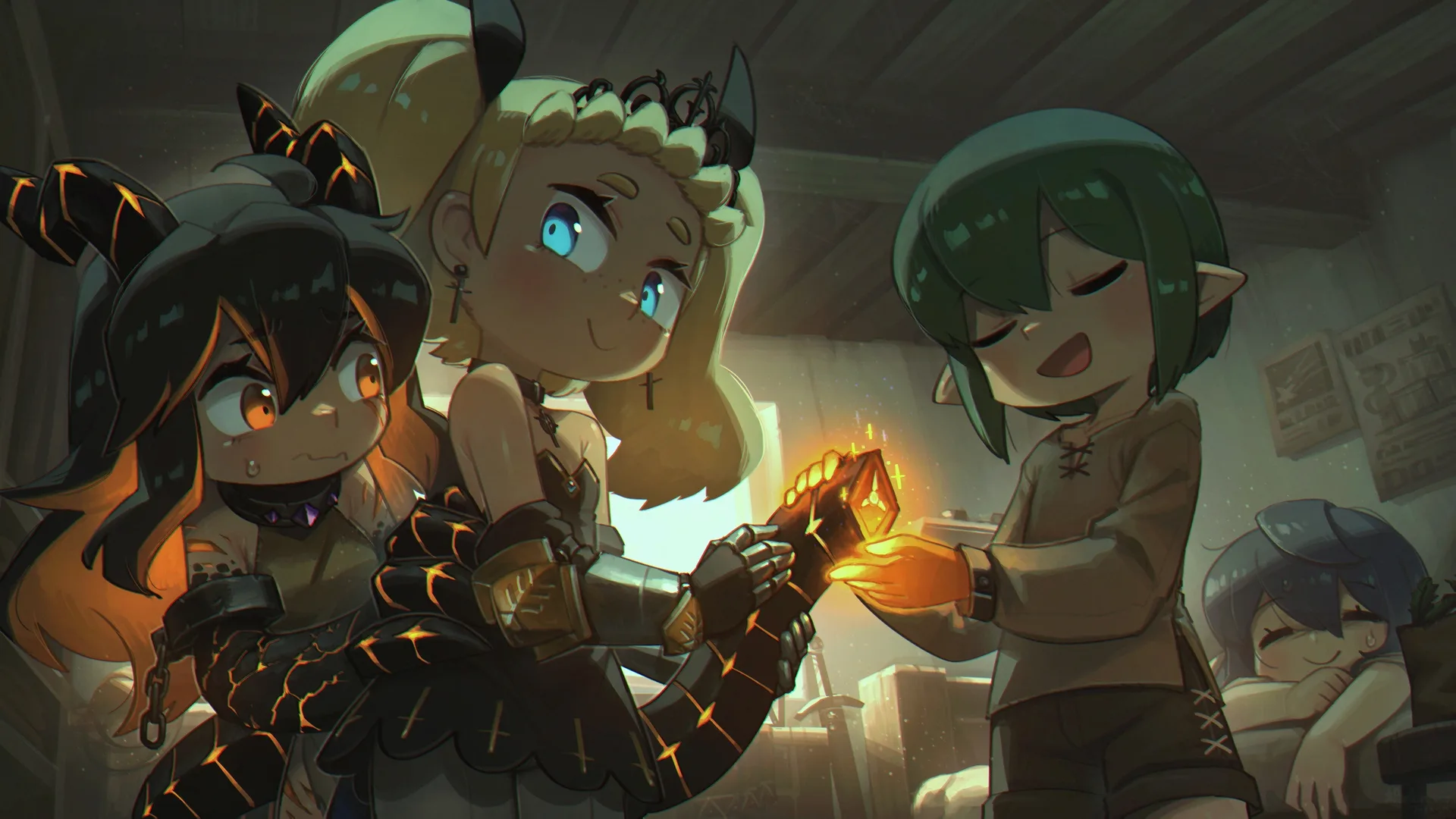 Porforever · original characters · fantasy art · women