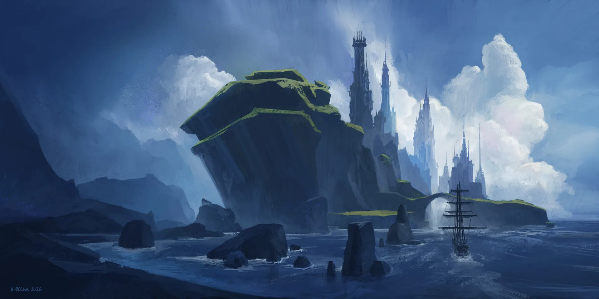 Andreas Rocha · digital art · artwork · illustration