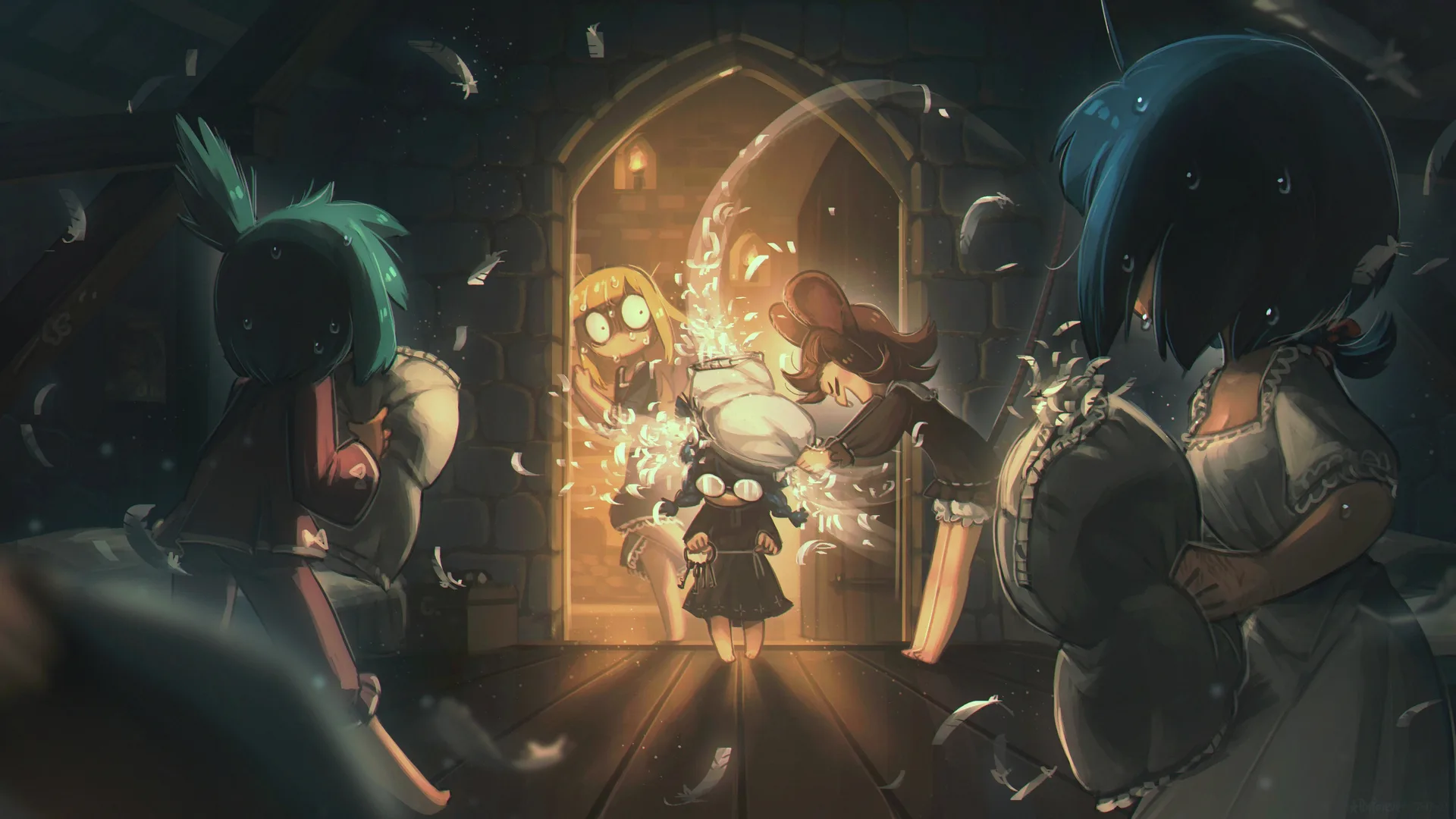 Porforever · original characters · fantasy art · women