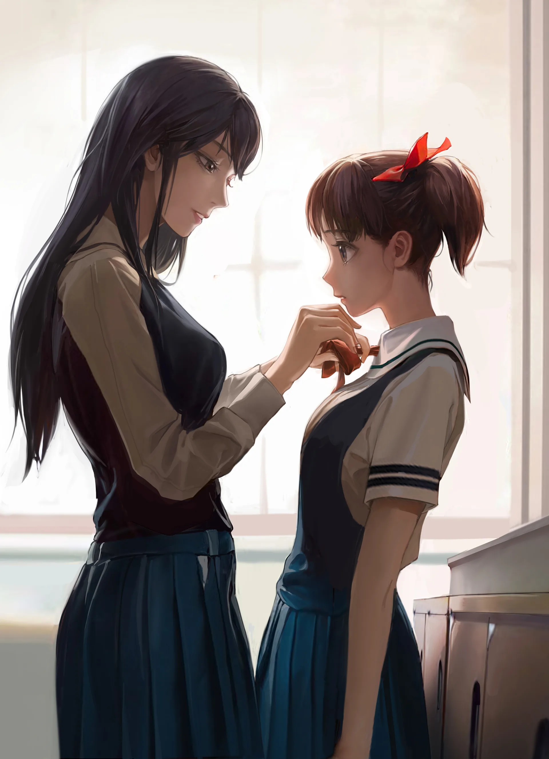 anime girls · anime · leesuyeon · Fukuzawa Yumi