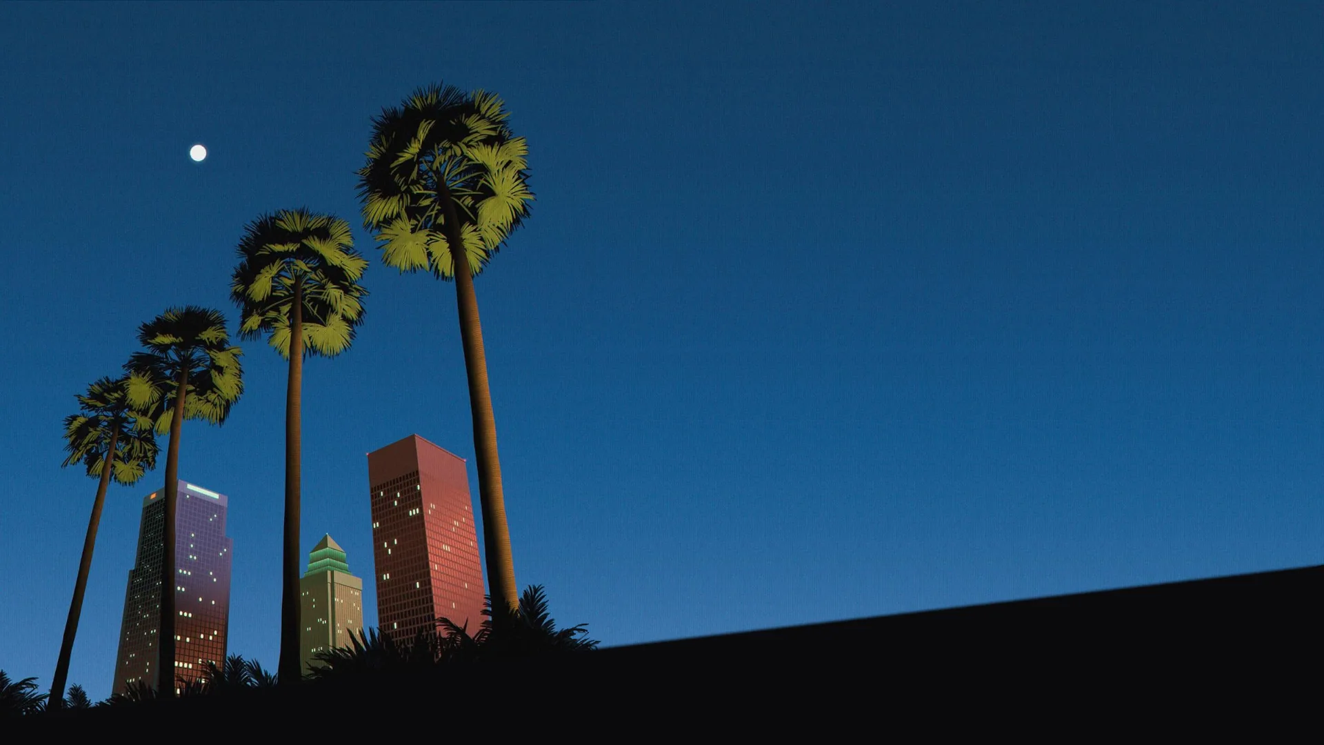 goldn_arts · painting · canvas · palm trees
