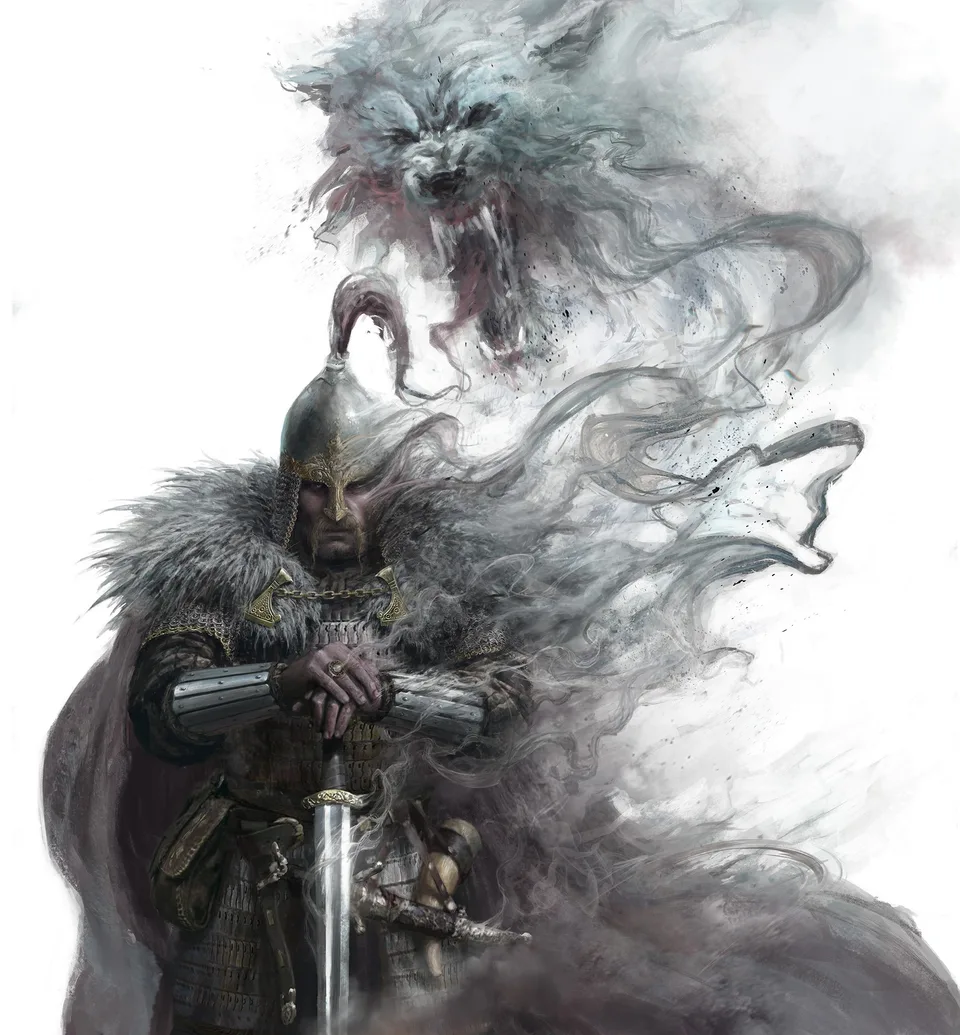 ArtStation · knight · cover art · digital art