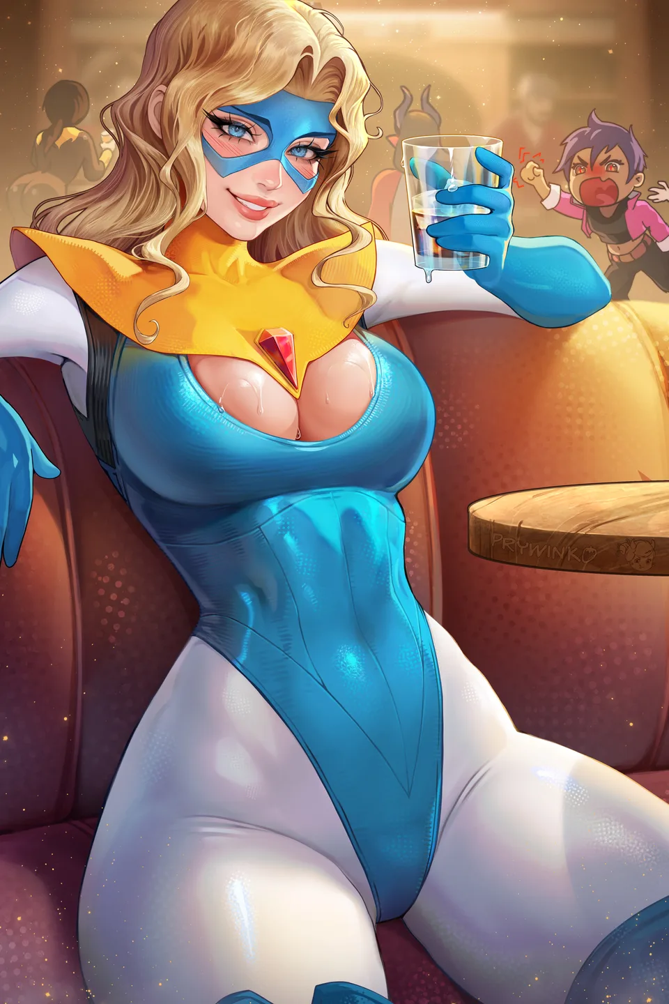 Blonde Blazer · Dispatch · video game girls · blonde