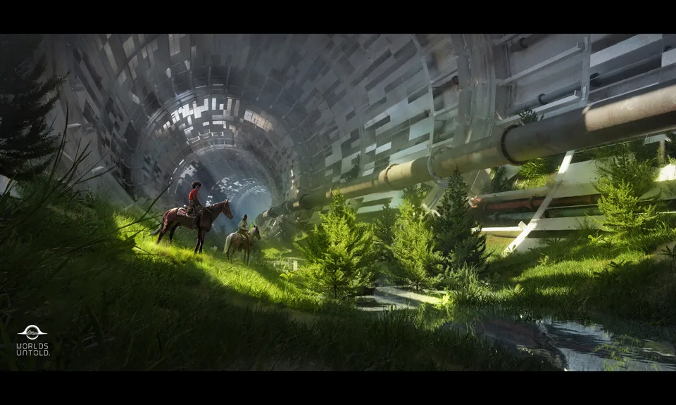 Quentin Mabille · ArtStation · plants · trees