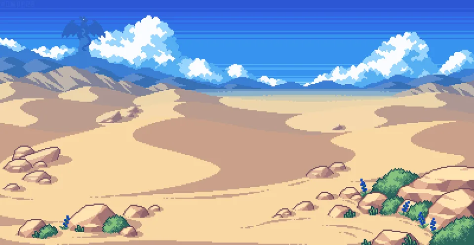 Onor28 · pixels · pixel art · landscape