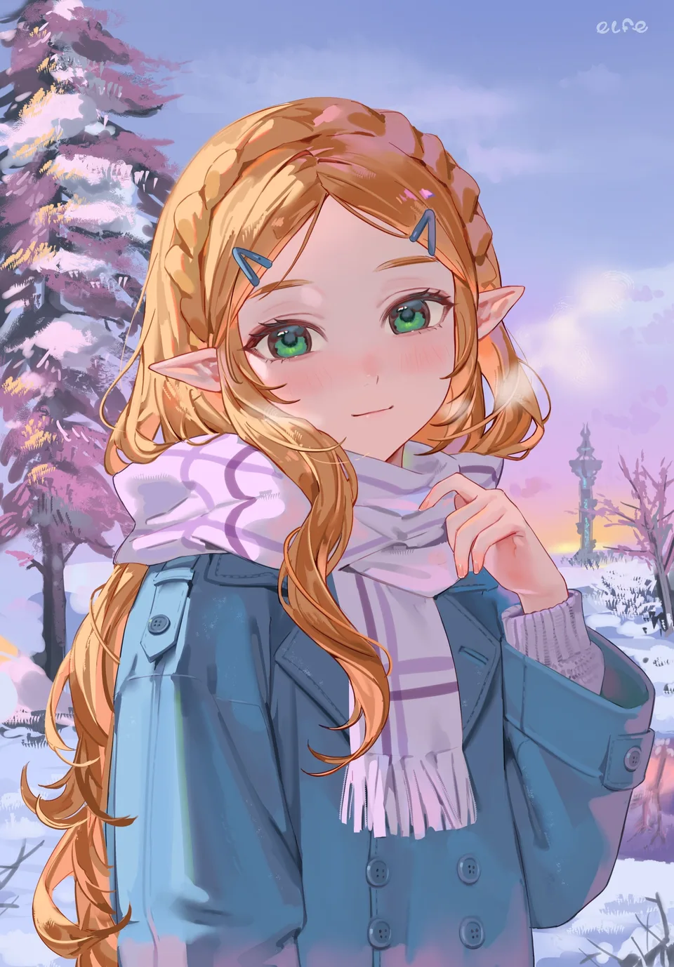 elfe art · The Legend of Zelda: Breath of the Wild · Zelda · blonde
