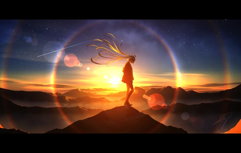Vocaloid · Hatsune Miku · anime girls · letterboxed