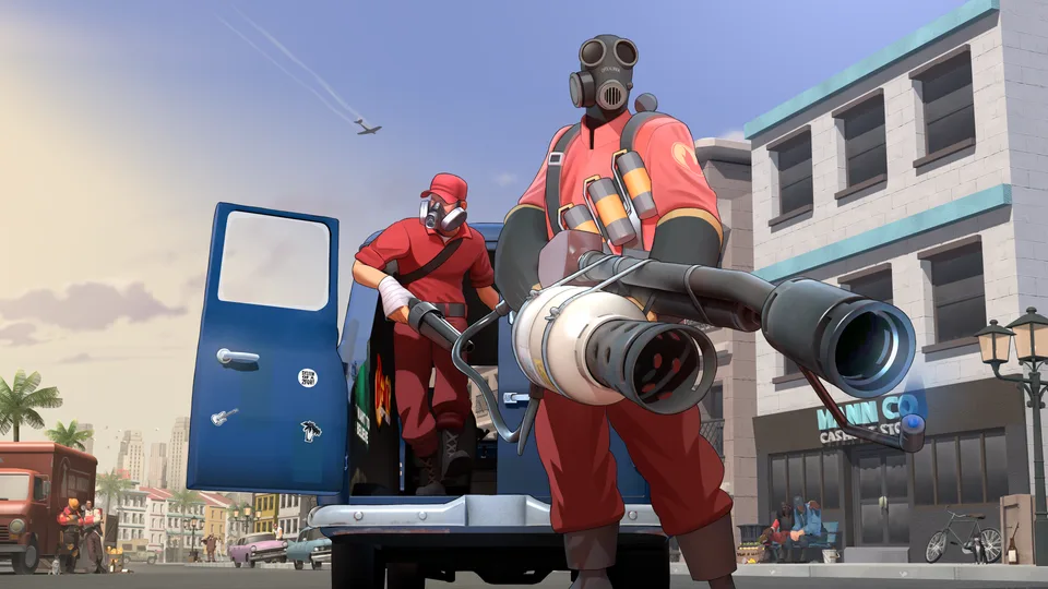 Grand Theft Auto · flamethrower · Pyro (TF2) · Heist
