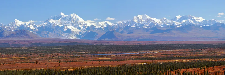 Alaska Range panorama off of the Denali Highway