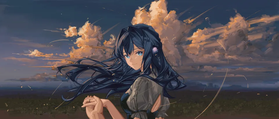 Immeasurable (artist) · Pixiv · sky · clouds
