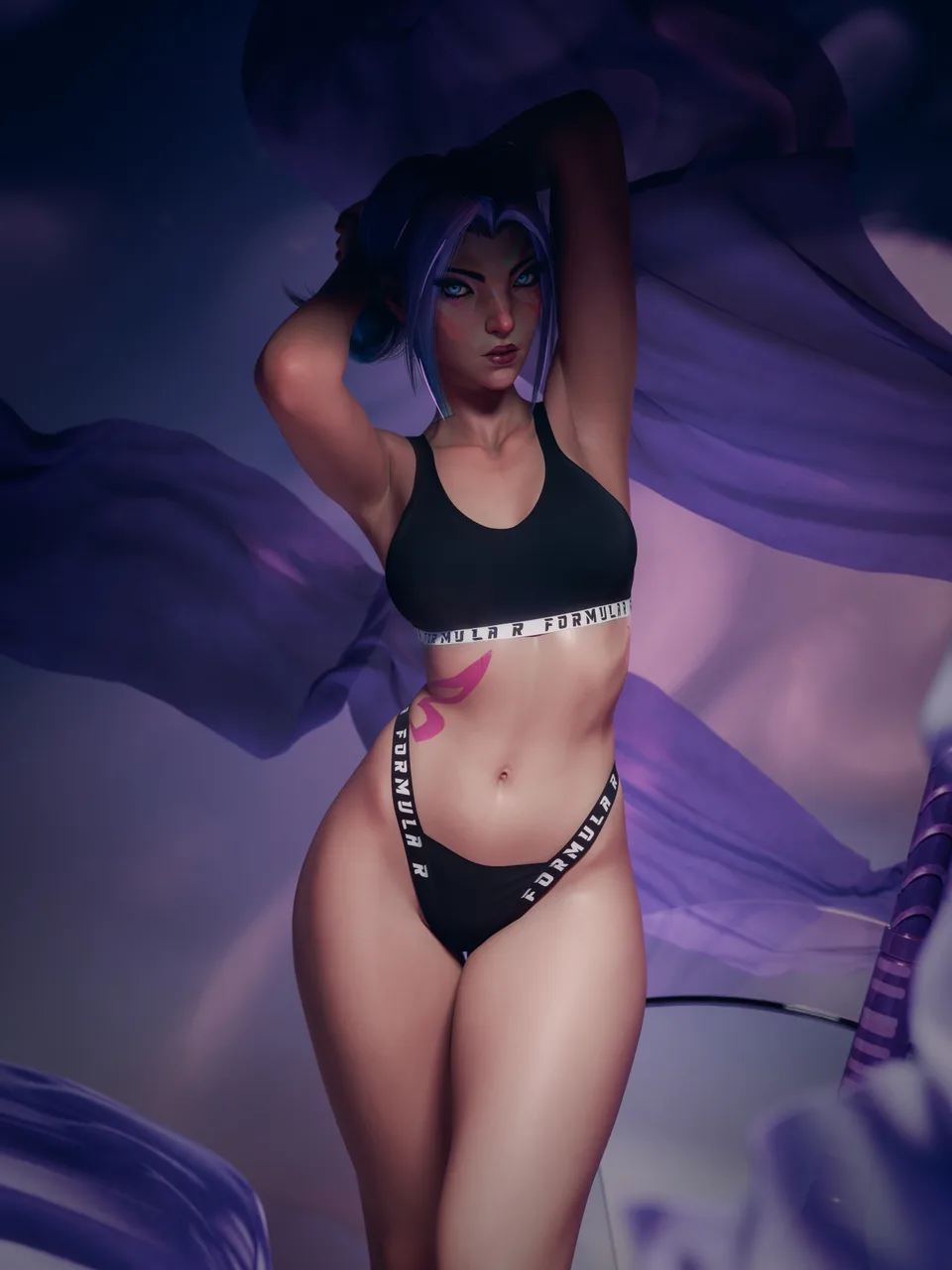 Psylocke · X-Men · Marvel character · CGI