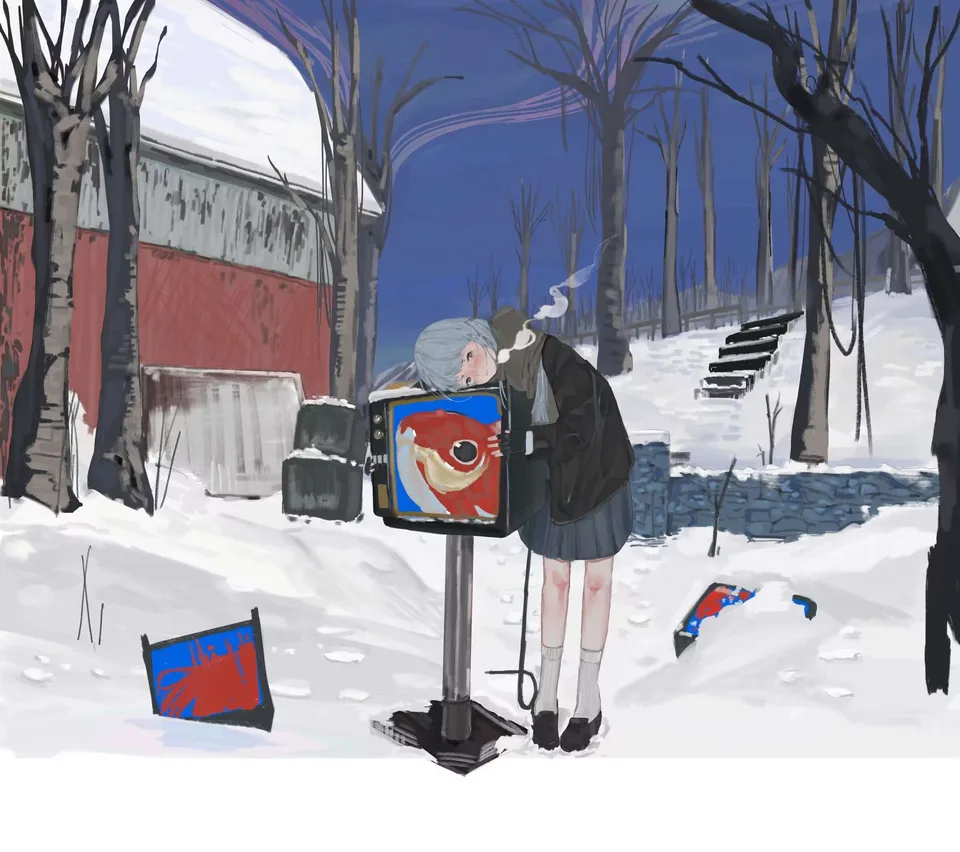 Kommi Ene · artwork · illustration · winter