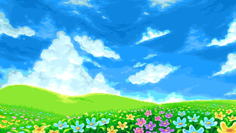 pixel art · ArtStation · Windows XP · DinPixels