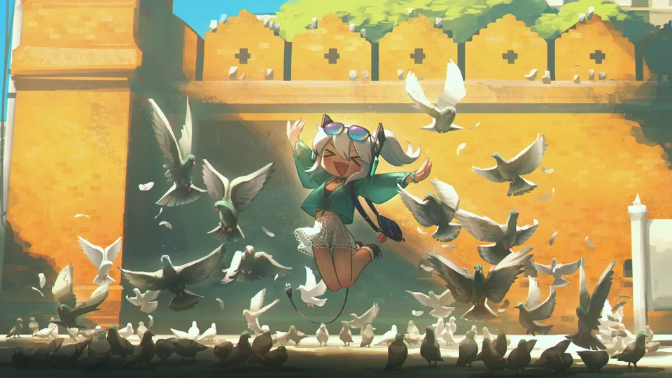 Porforever · original characters · women · birds