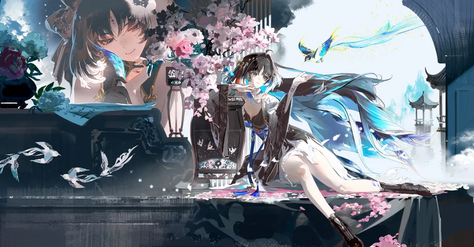 Wuthering Waves · Yangyang (Wuthering Waves) · anime girls · wide sleeves