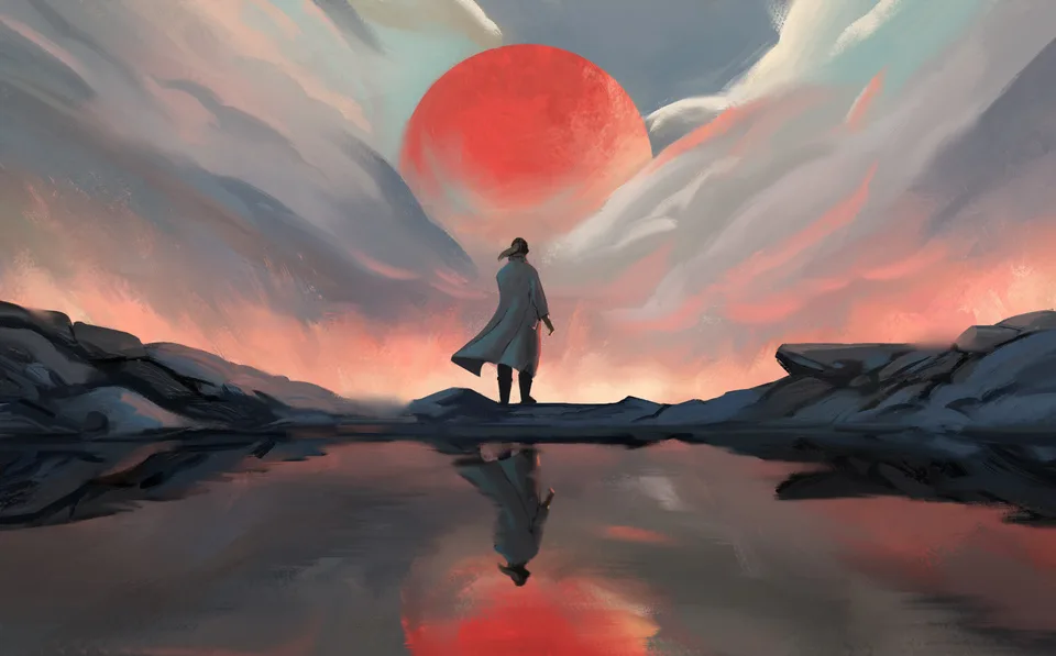Patrik Pulkkinen · Moon · blood moon · landscape