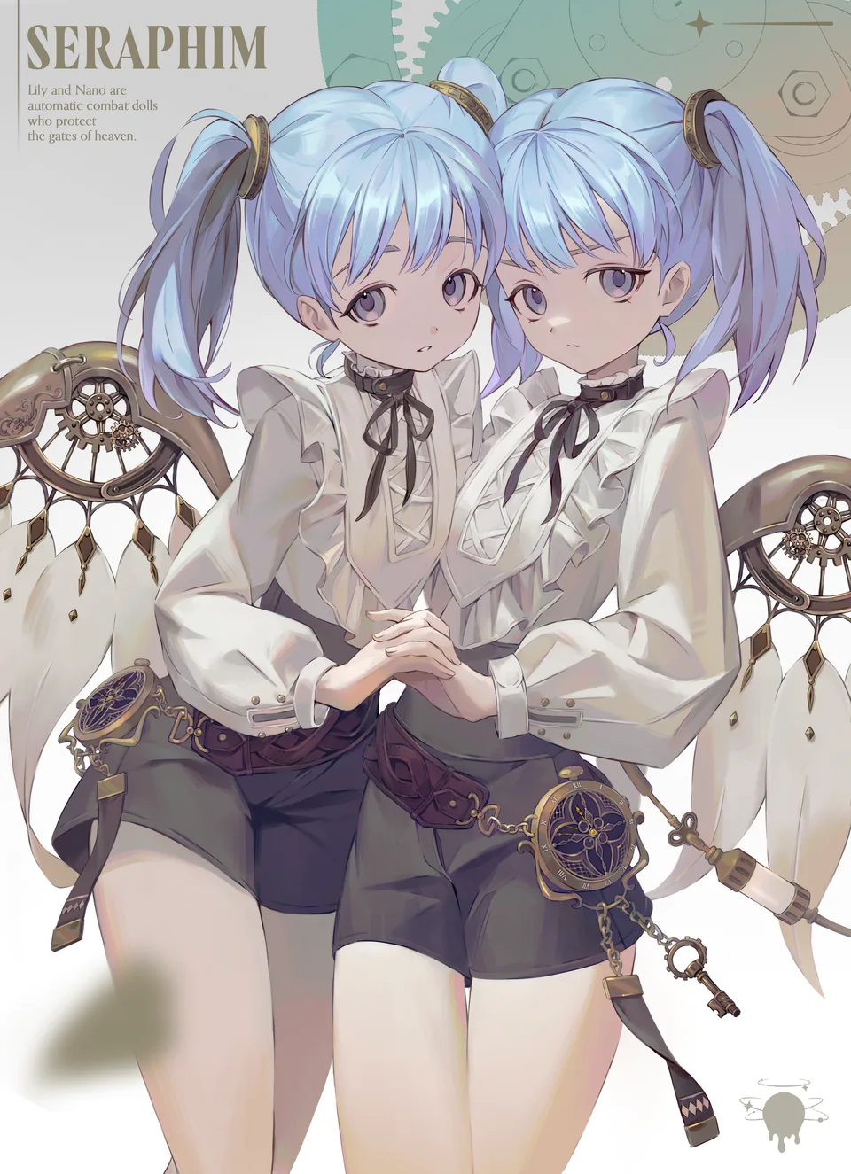 original characters · anime · anime girls · two women