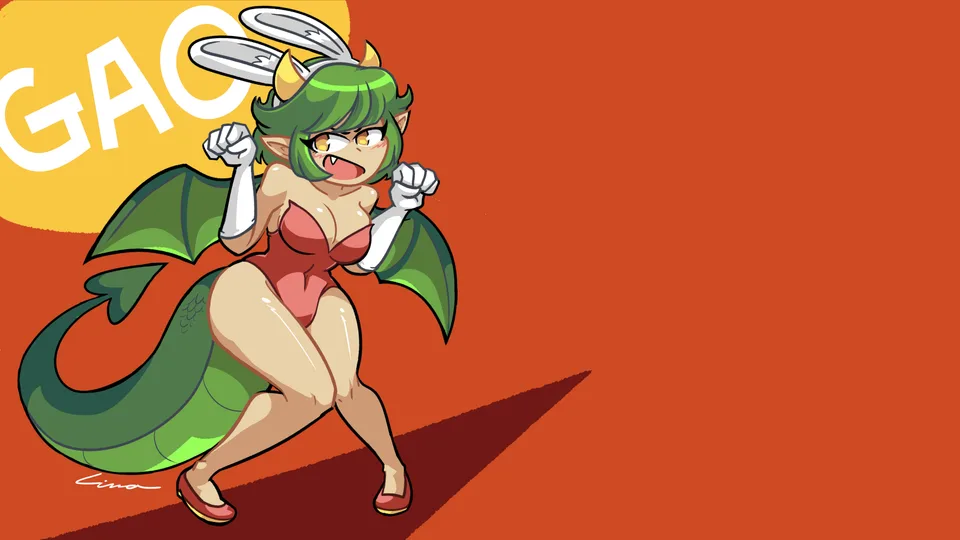 Puyo Puyo · Draco Centauros · dragon girl · bunny suit