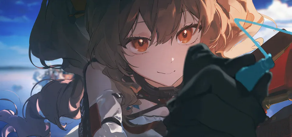 Angelina (Arknights) · Arknights · brunette · video game girls