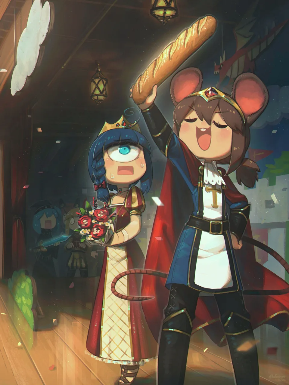 Porforever · original characters · women · fantasy art
