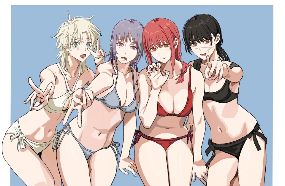 Chainsaw Man 2 · Makima (Chainsaw Man) · bikini · simple background