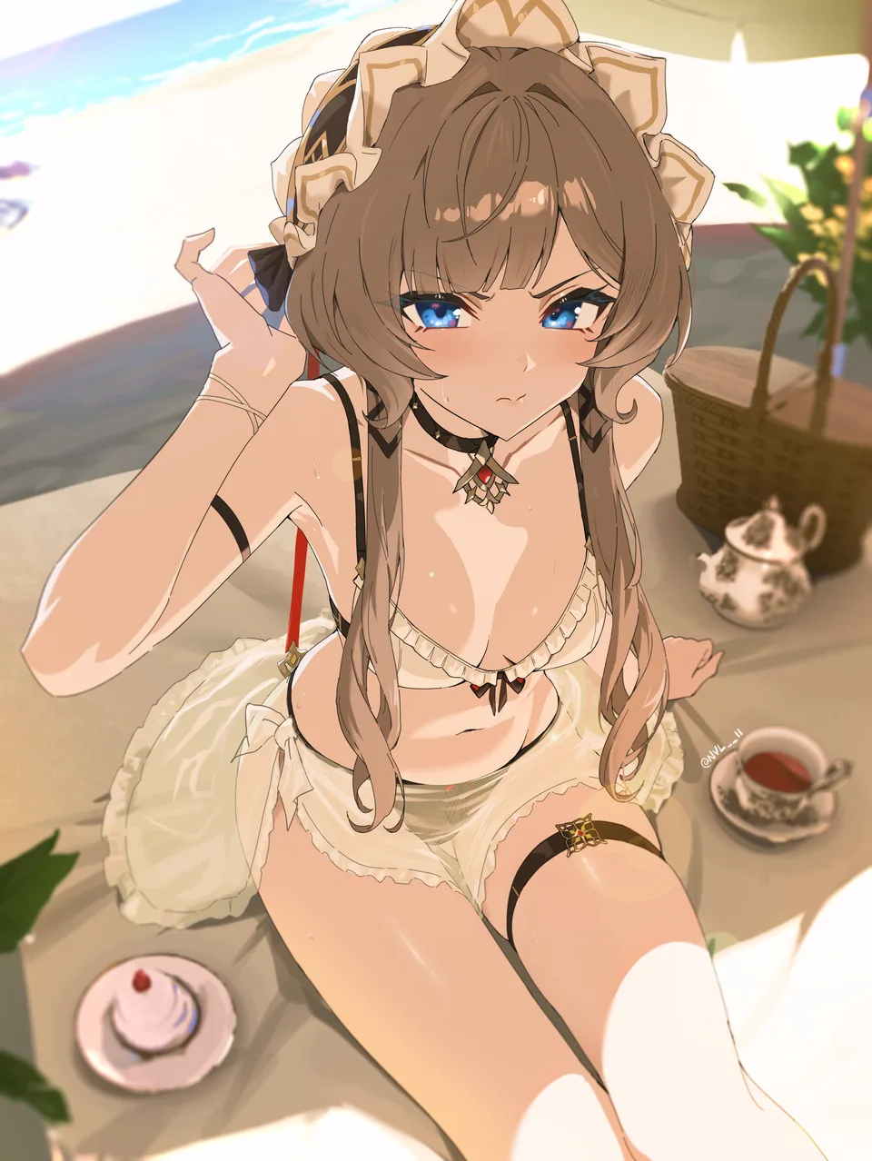 Sandrone (Genshin Impact) · Genshin Impact · armpits · cleavage