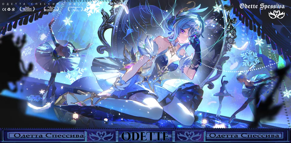 Genshin Impact · Odette (Genshin Impact) · moehikaru · ultrawide