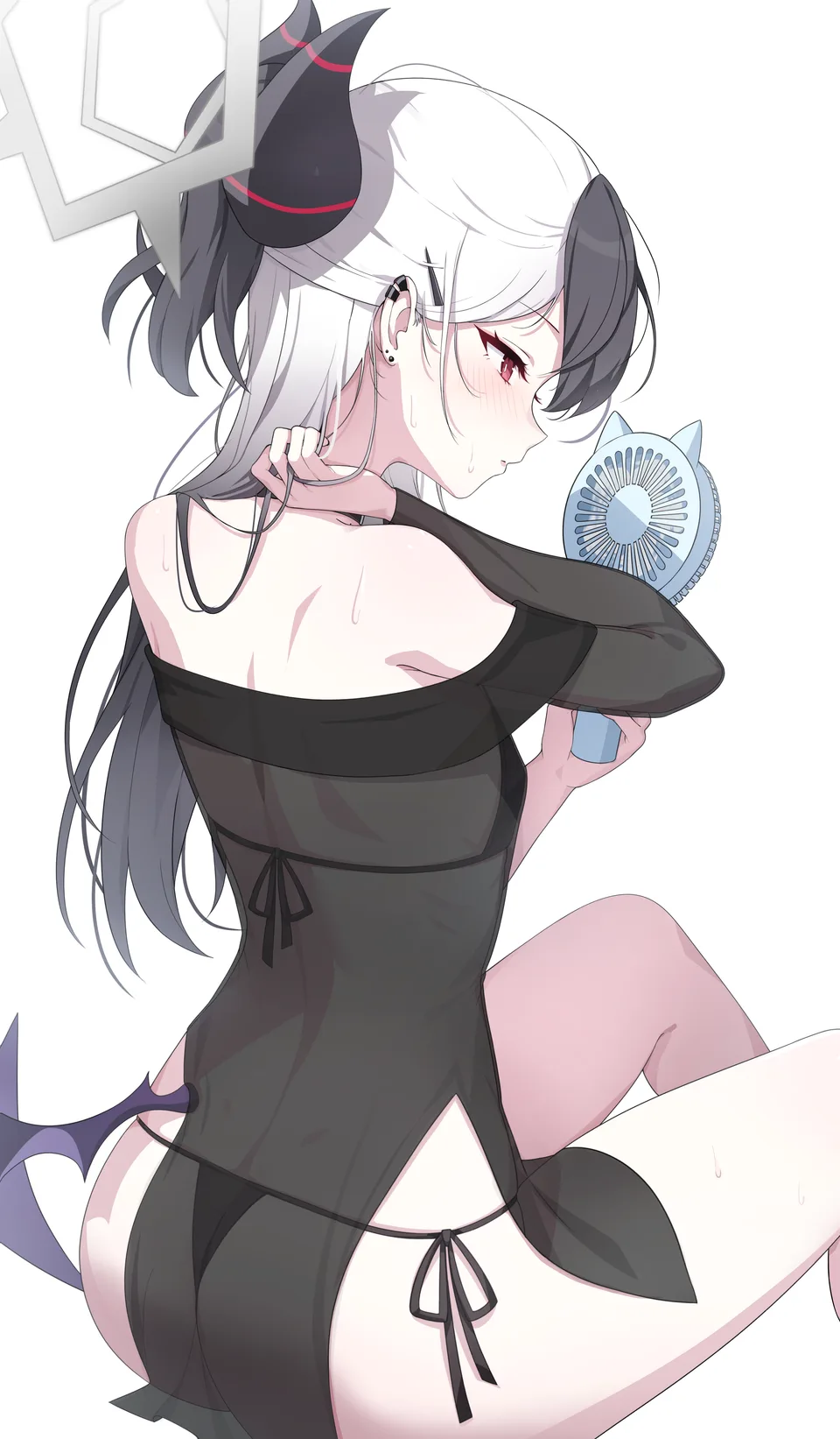 Onikata Kayoko (Blue Archive) · Blue Archive · Misyune12 · simple background