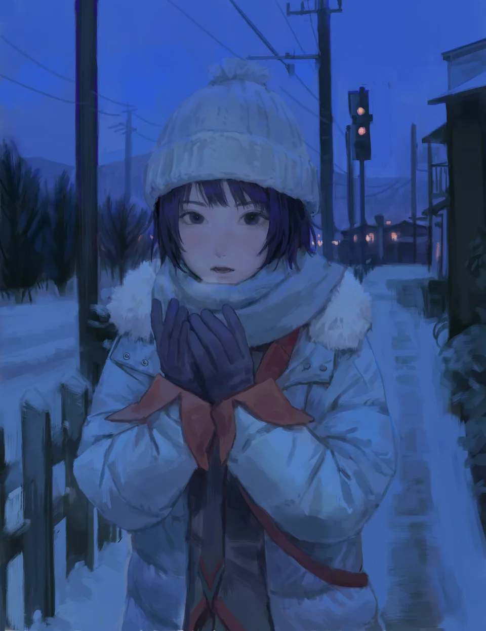 Monogatari Series · anime girls · artwork · fan art