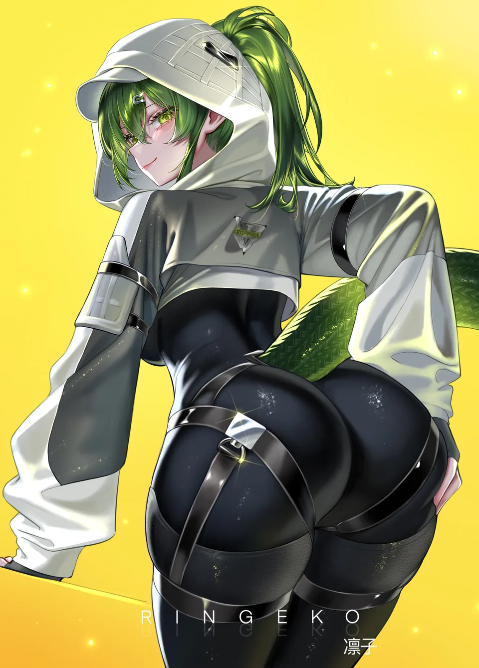 Fluorite (Arknights) · video game girls · anime · digital art