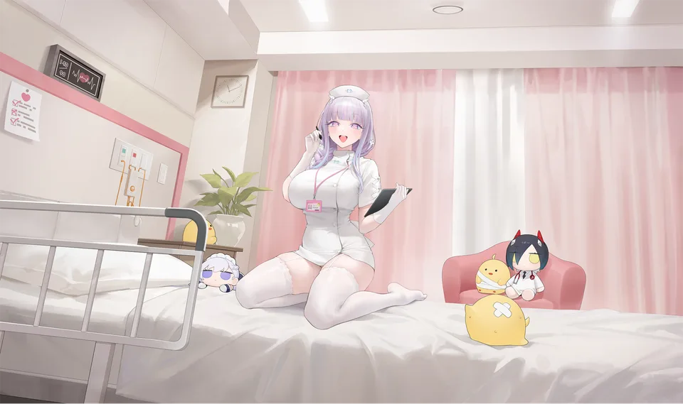 Azur Lane · anime girls · Plymouth (Azur Lane) · bed