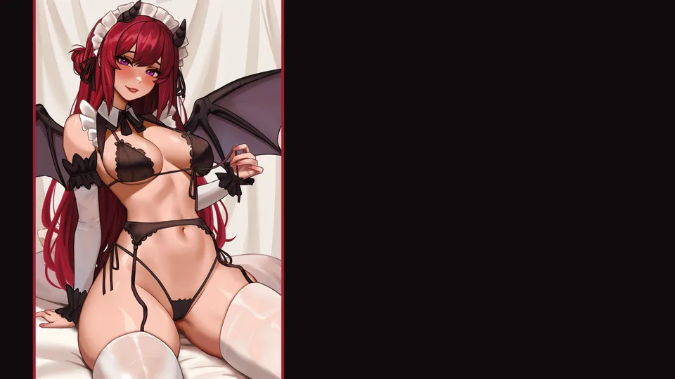 anime girls · succubus · demoness · lingerie