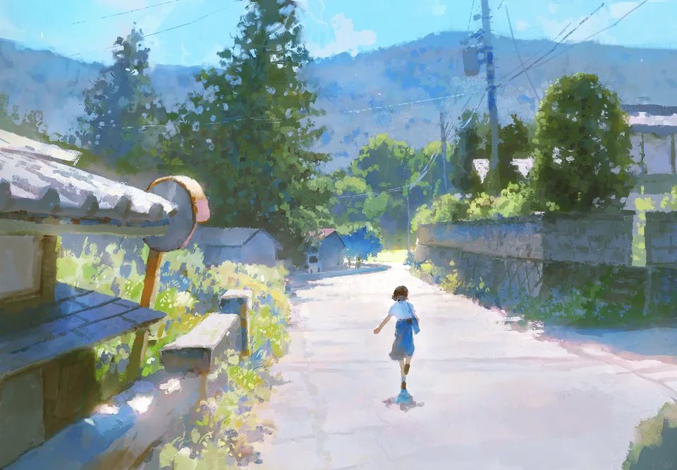 fjsmu · Pixiv · sky · clouds