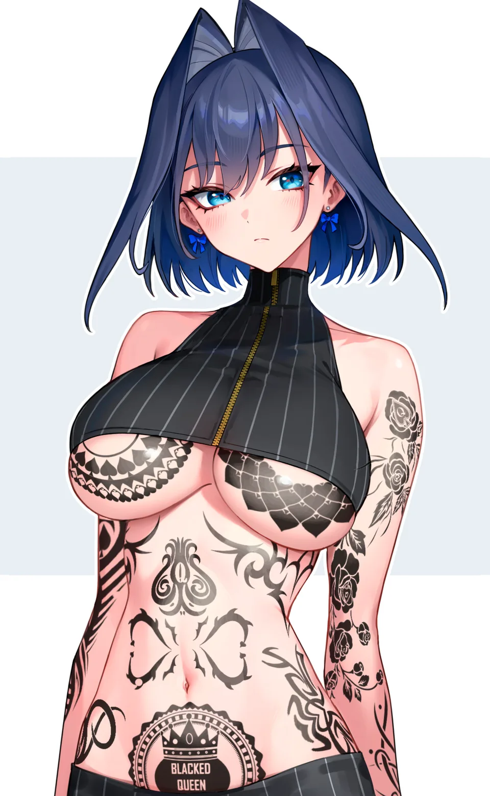 halterneck · Qos tattoo · Queen of Spades · tattoo