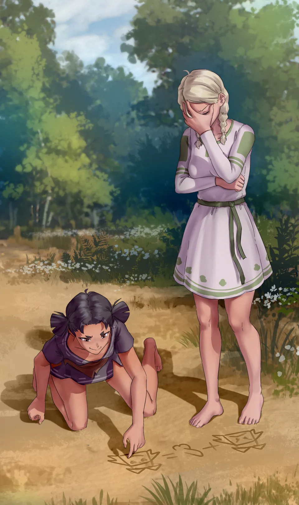IskanderednaksI · original characters · women · sky